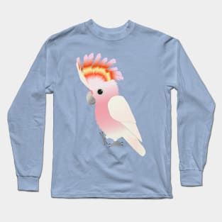 Major Mitchel's cockatoo digital drawing Long Sleeve T-Shirt